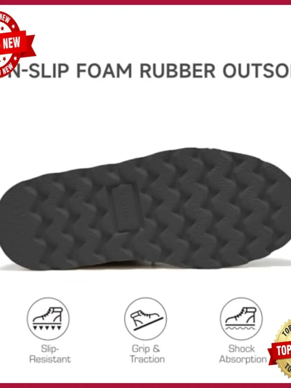 Winter Snow Boots, Genuine Suede Platform Boots, Warm Fur Lined Lace Up Ankle